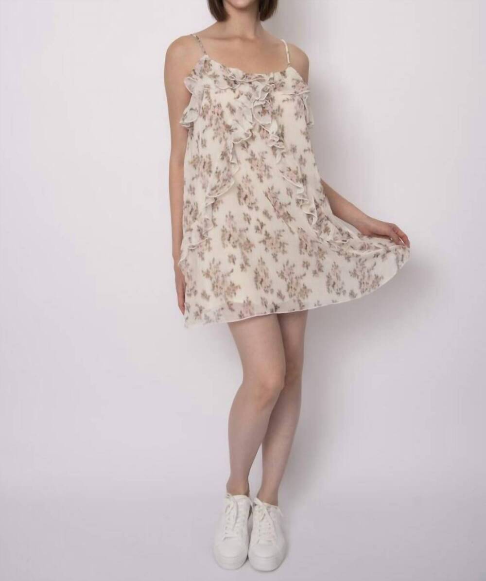 NEW RD STYLE aden chiffon dress in peach floral
